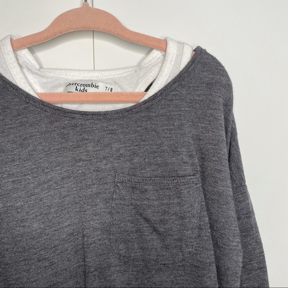 Girl’s Abercrombie Tank with Long-Sleeve Shirt - Picture 3 of 4